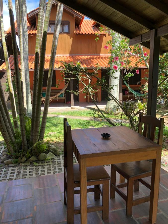 Chales Solana Localizados 50 Metros Do Mar Garopaba Eksteriør billede