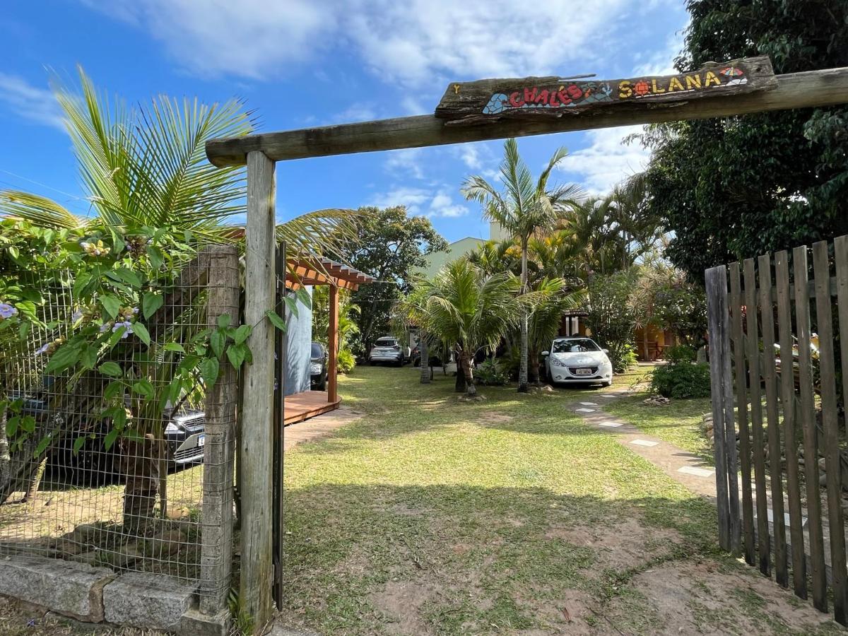 Chales Solana Localizados 50 Metros Do Mar Garopaba Eksteriør billede